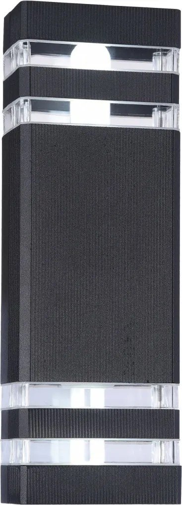 MAYTONI O578WL-02B UNTER Modern Kültéri Fali Lámpa Fekete E27 IP54