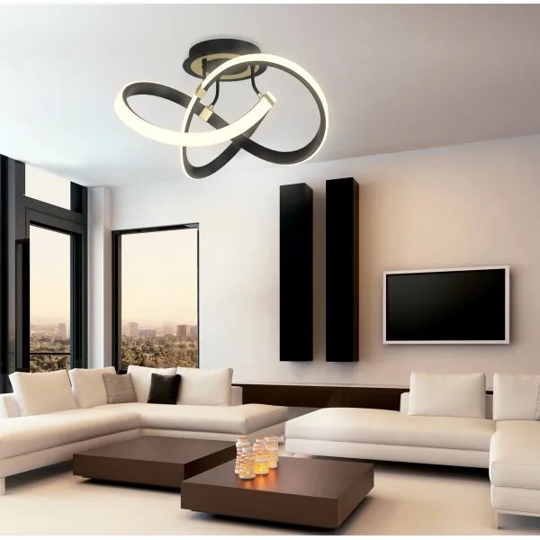 Wofi 9134-104 - LED Dimmelhető felületre szerelhető csillár INDIGO LED/44W/230V