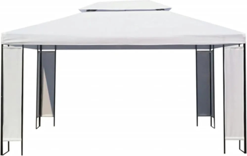 vidaXL fehér pavilon 3 x 4 m