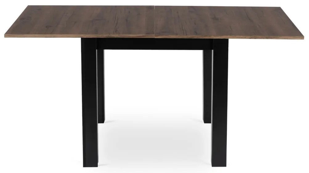 MAX bővíthető étkezőasztal 80–160 cm, dió/fekete színben