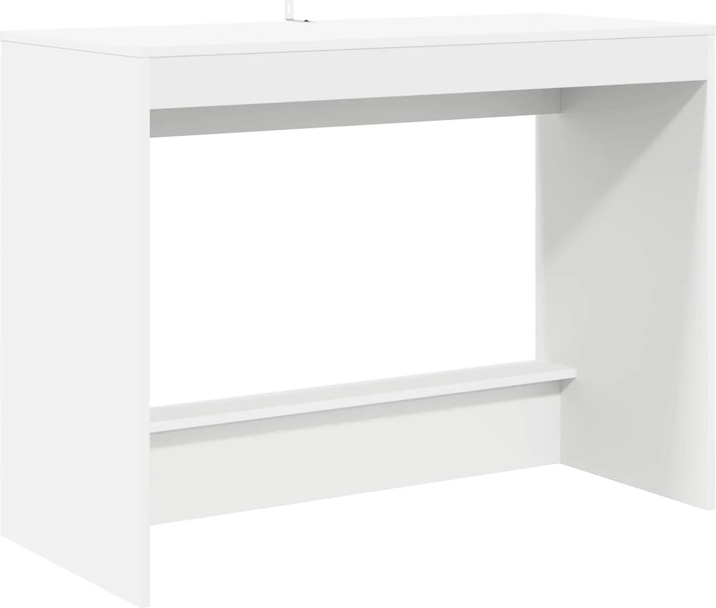 vidaXL Ágyíróasztal Fehér 100 x 45 x 75 cm Faanyag