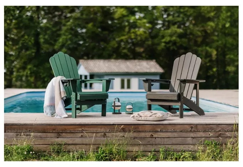 Barna műanyag kerti fotel Adirondack – Bonami Selection