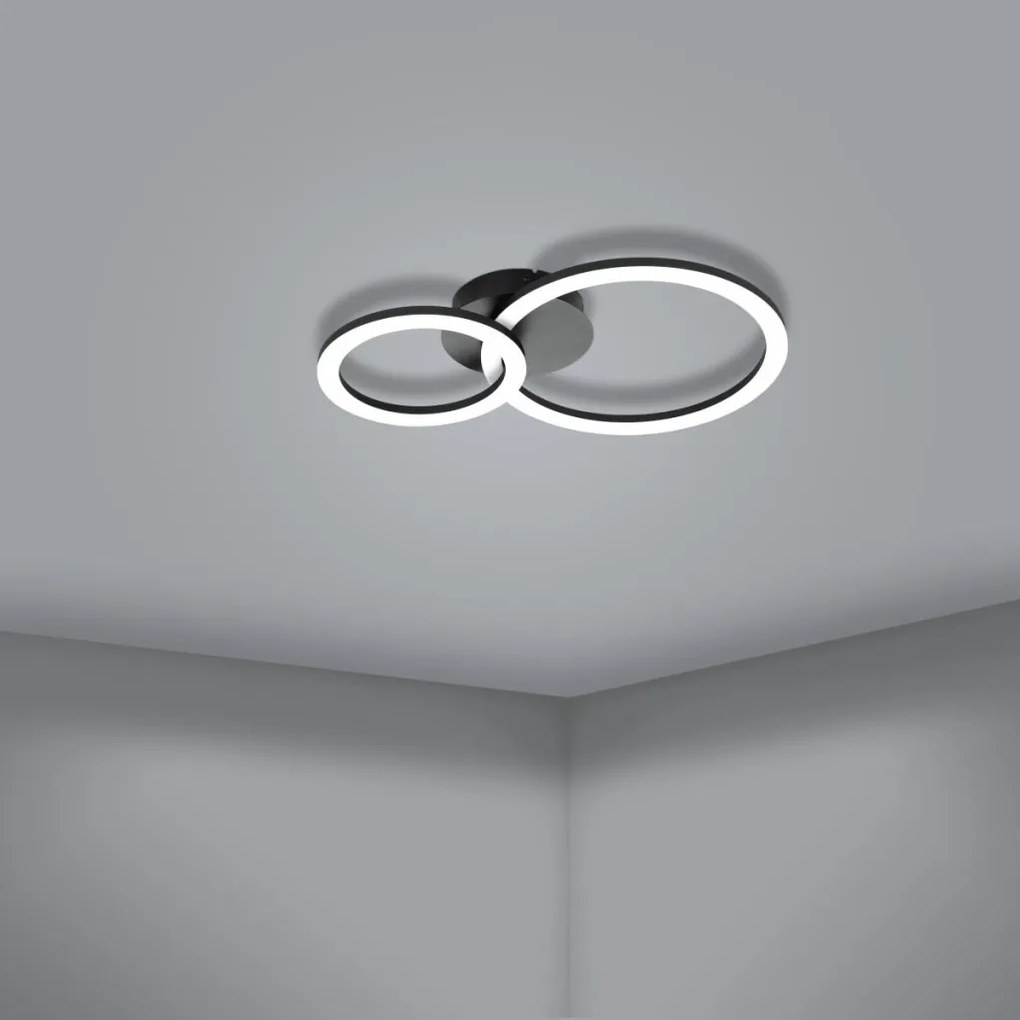 EGLO 900322 PARRAPOS-Z Modern LED Mennyezeti Lámpa Fehér, Fekete LED IP20