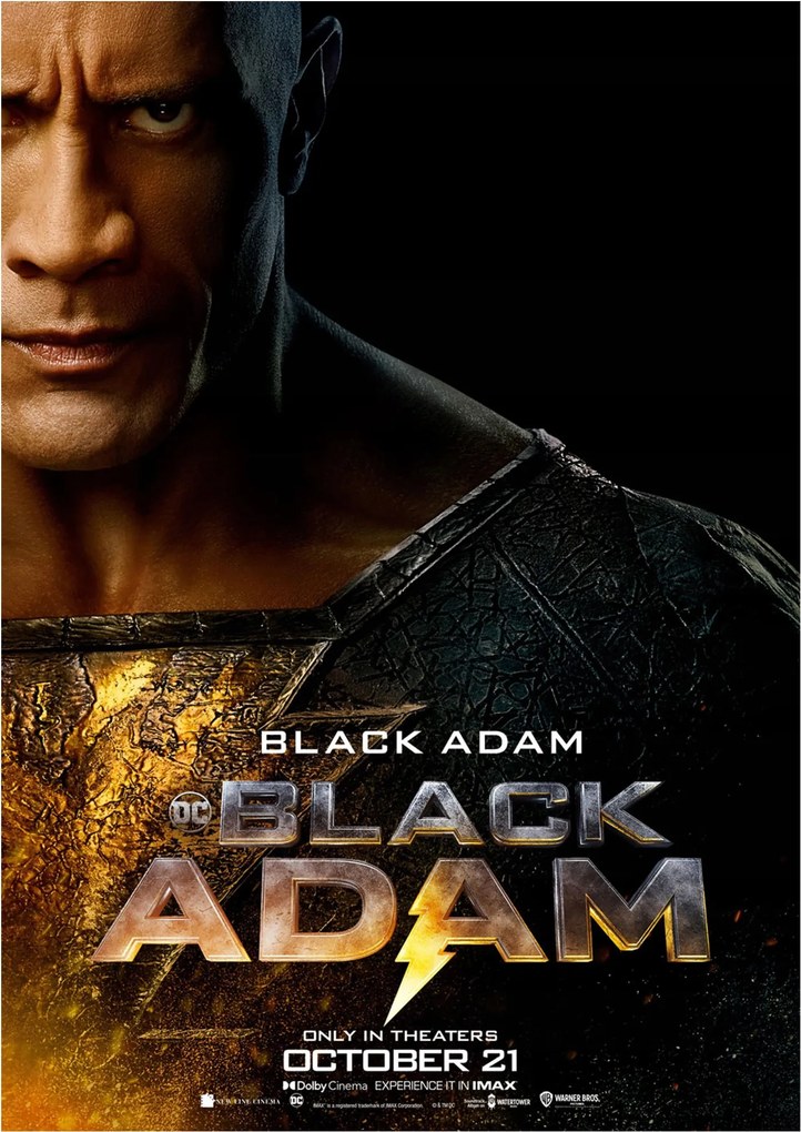 Poszter Black Adam Dwayne Johnson