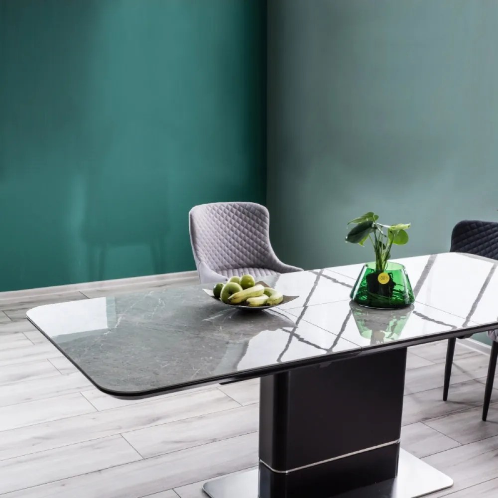 Pallas bővíthető étkezőasztal 160-210x90cm fekete