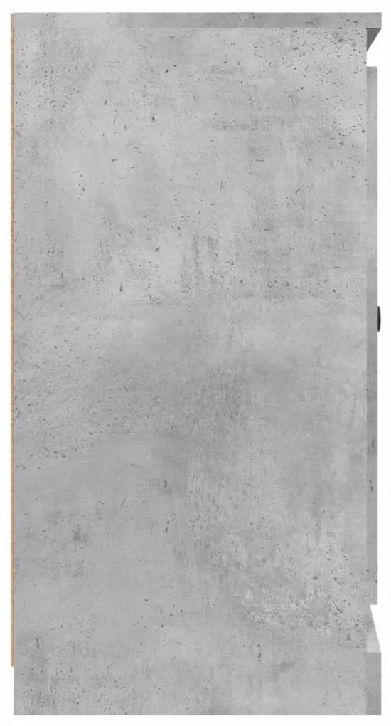 betonszürke szerelt fa tálalószekrény 70x35,5x67,5 cm