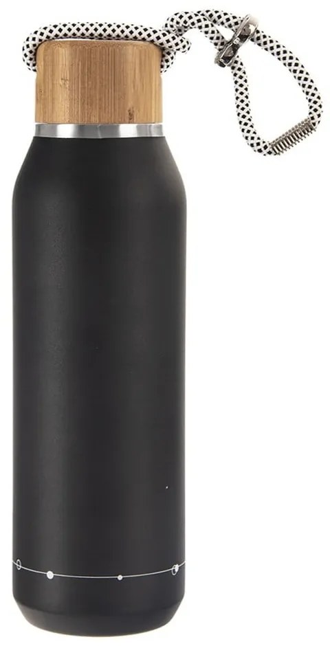 Fekete termosz 600 ml – Orion