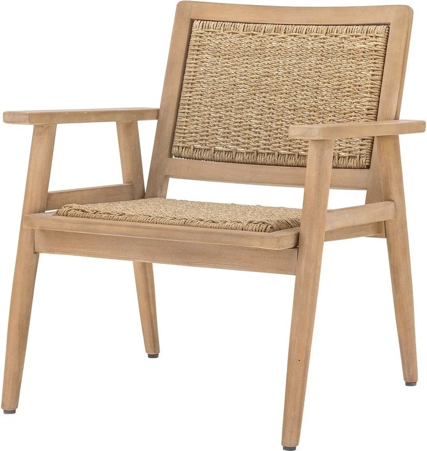 Natúr színű tömörfa kerti fotel Sorrento – Bloomingville