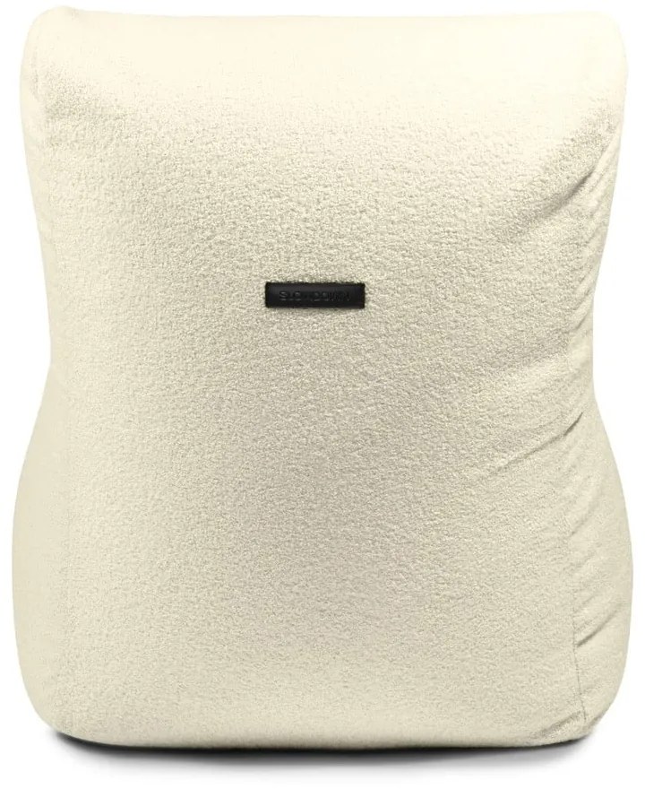 Világosszürke buklé babzsákfotel Lounge – SLOWDOWN