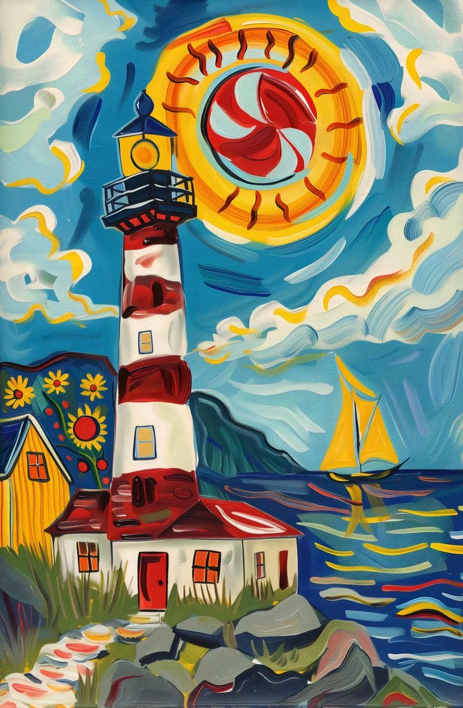 Poszter 53x81cm Élő kikötő