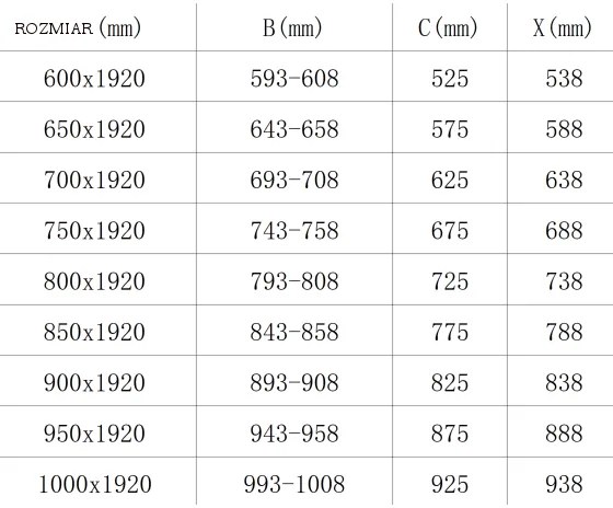 Mexen PRETORIA zuhanyajtó 80 cm, szürke, 852-080-000-01-40