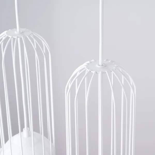 Sollux SL.1333 - Csillár zsinóron BRINA 3xG9/8W/230V fehér