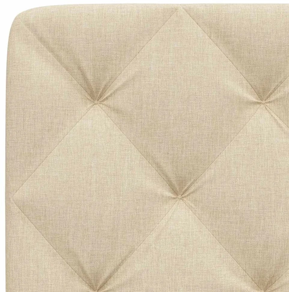 krémszínű szövet fejtámla párna 180 cm