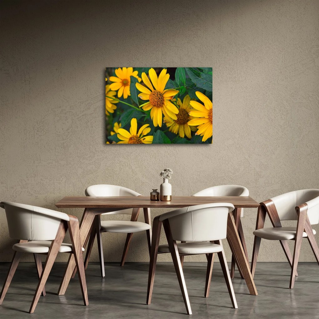 Sárga virágok képe (70x50 cm)
