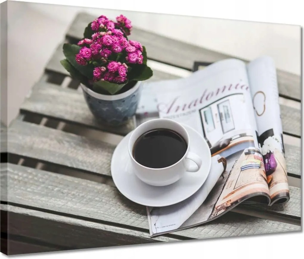 Vászonkép 40x30 Kávészünet