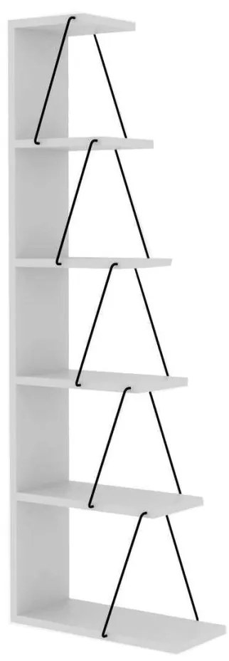 TOR fehér könyvespolc