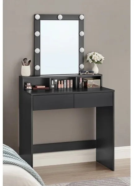 LADA sminkasztal fekete