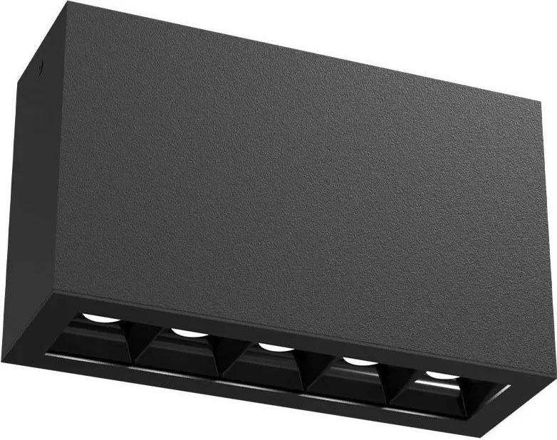 ANTIGO 1037 A-GLARE Kocka Mennyezeti Lámpa Fekete LED IP20