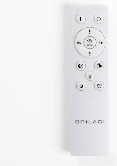 Brilagi - FALCON II fényerőszabályozható mennyezeti lámpa LED/99W/230V, átmérő 60 cm, fekete +távirányító