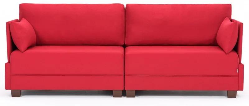 Fly Sofa piros háromszemélyes kanapé