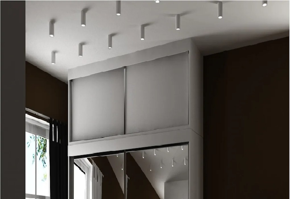 TALIA 4 tolószekrény, 250x200x62 + kiterjesztés, 250x45x62, sonoma tölgy