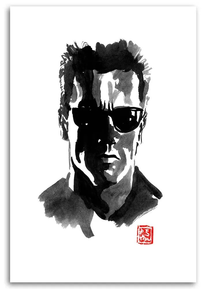 Gario Vászonkép Terminátor A halálosztó, Arnold Schwarzenegger - Péchane Méret: 40 x 60 cm