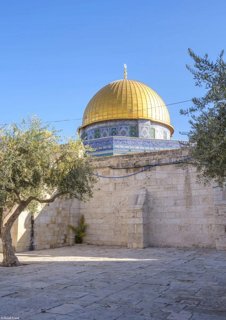 Poszter 21x29,7cm Al-Aksza mecset, Assaf Frank