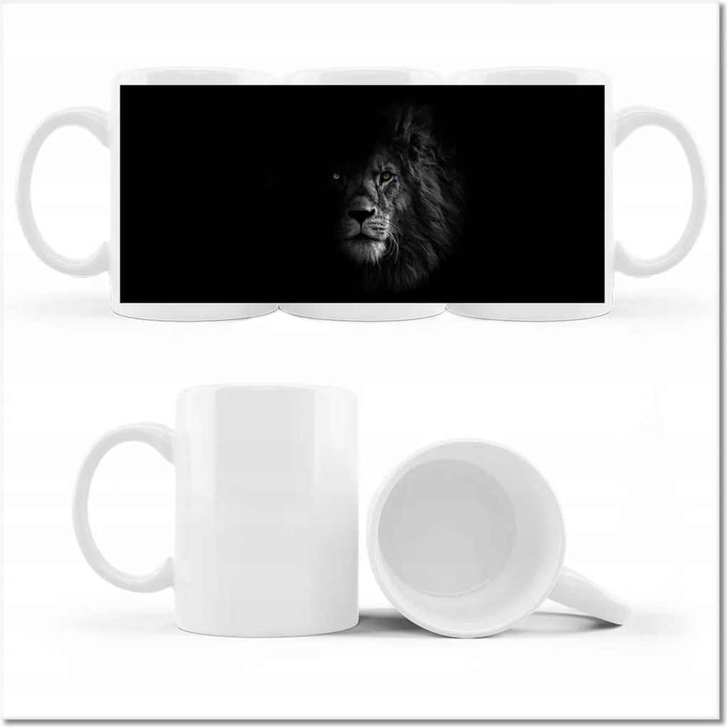 Fotó bögre Oroszlán az árnyékban Király