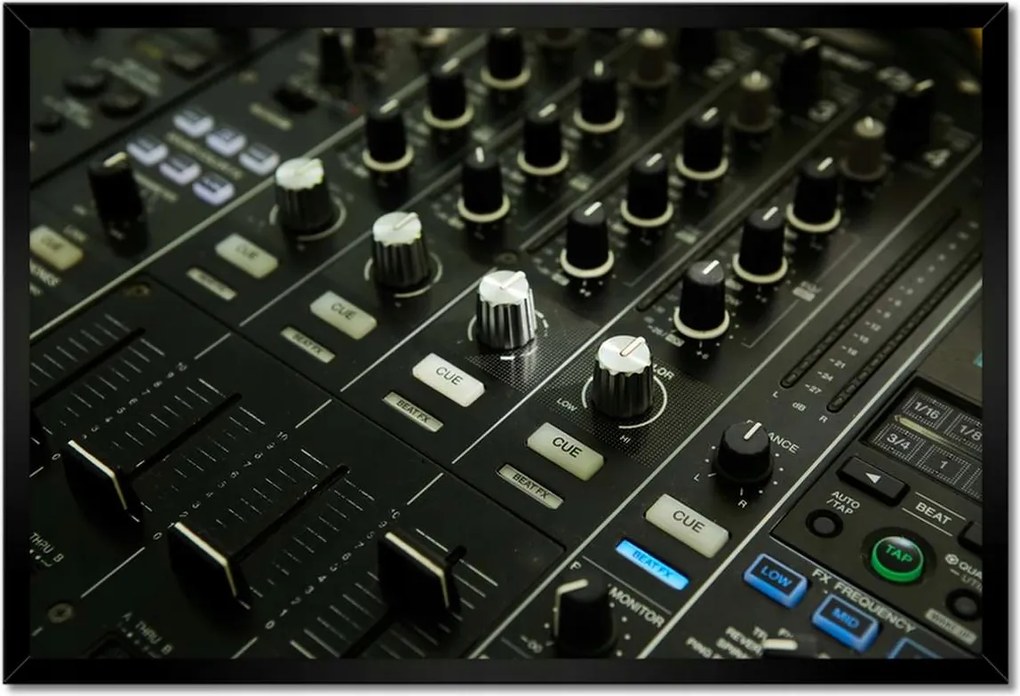 Poszterek keretben 60x40 Fekete keverő vezérlő