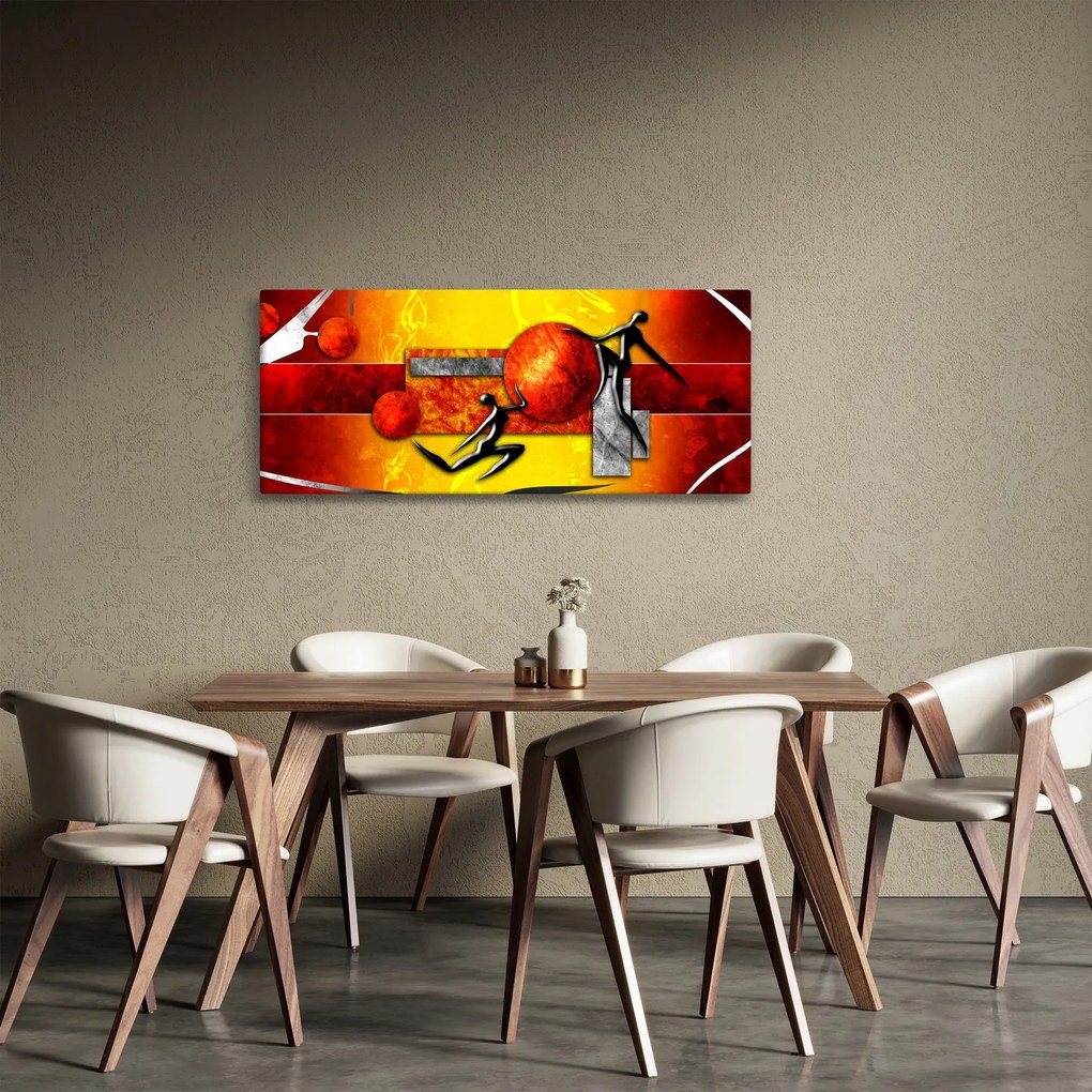 Kép - Az emberiség festménye (120x50 cm)