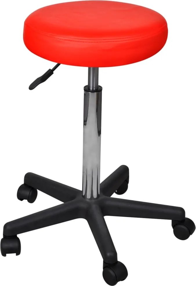 vidaXL 2 db piros műbőr irodaszék 35,5 x 84 cm