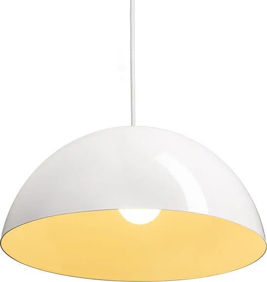 RENDL MONROE 40 függőlámpa csillogó fehér/fehér 230V LED E27 30W