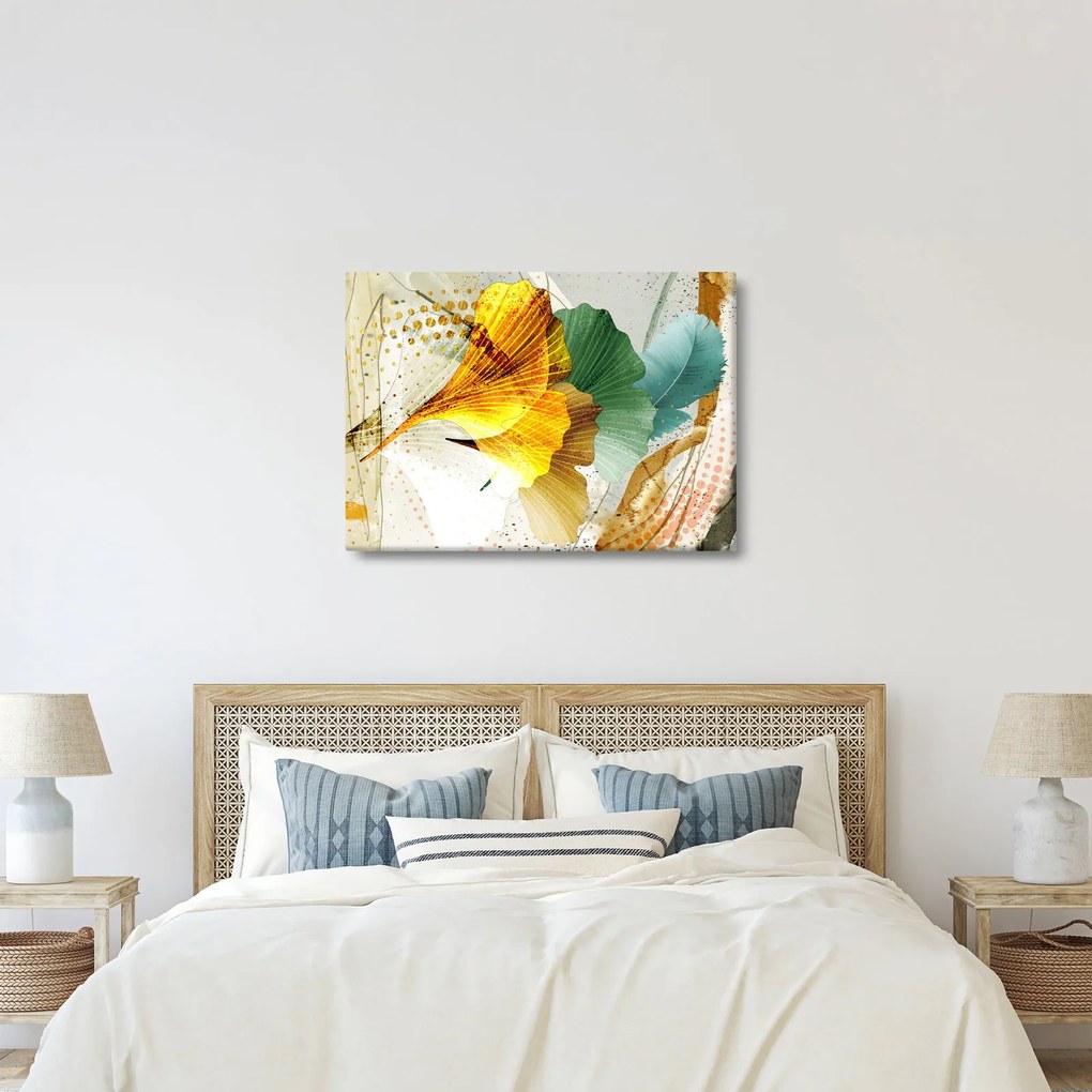 Kép - Levelek (70x50 cm)