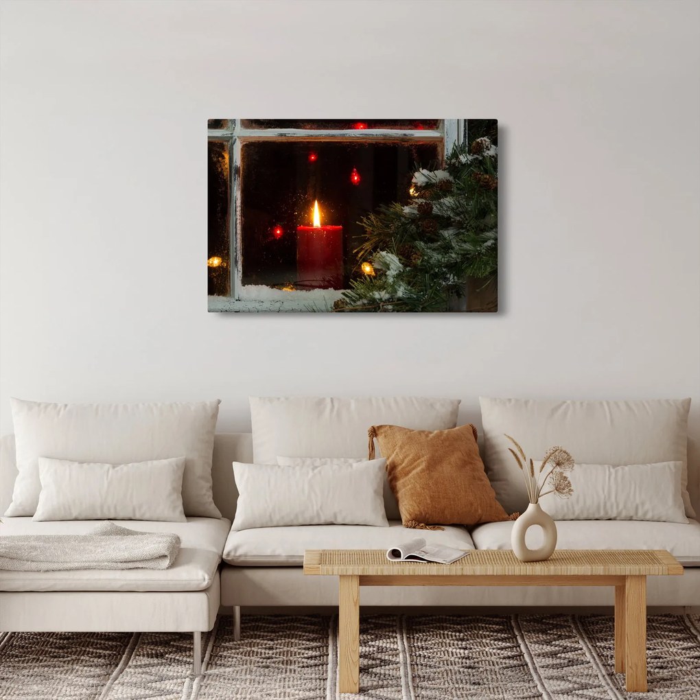 Kép - Izzó karácsonyi gyertya (90x60 cm)