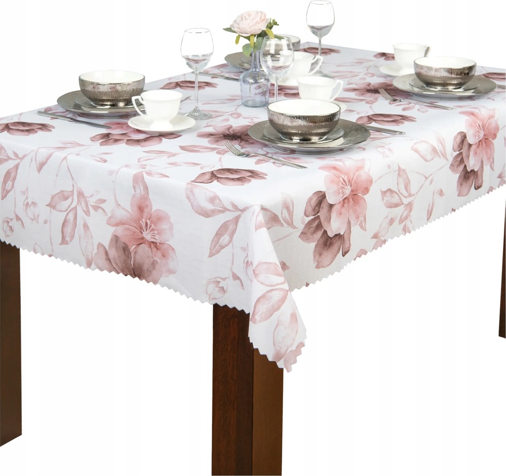 Abrosz foltálló egész évben 120x200 Lengyel bézs virág Nr38