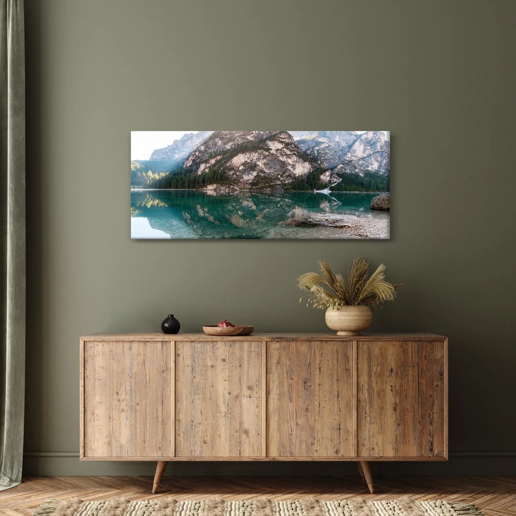 Kép egy hegyi tóról (120x50 cm)