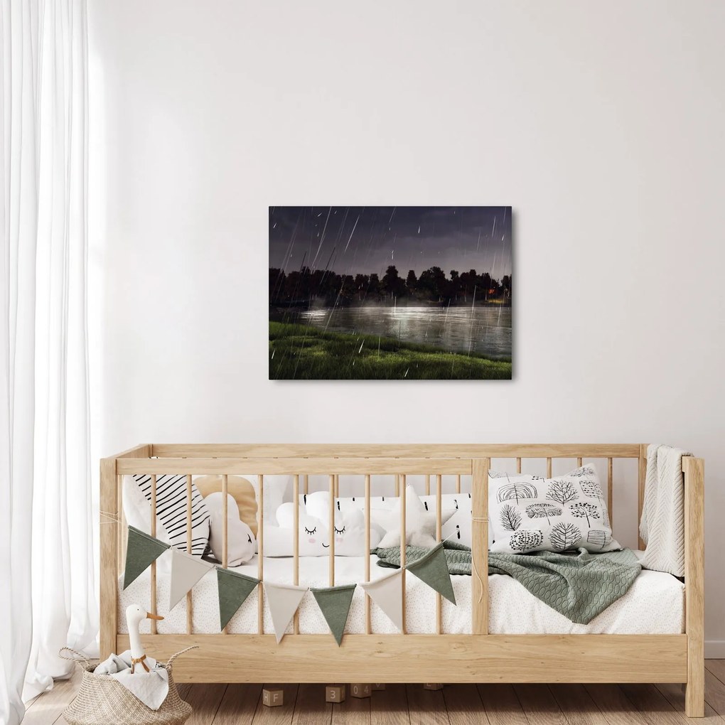 Kép - Esős este (70x50 cm)