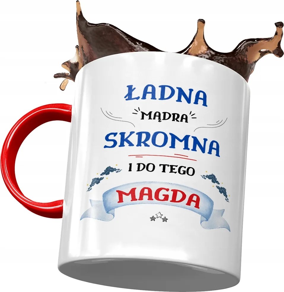 Piros Bögre Magdolna Ajándék Nyomtatott Fotóval