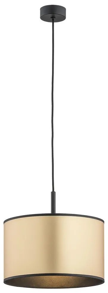 Argon 4291 - Csillár zsinóron KARIN 1xE27/15W/230V sárgaréz/fekete