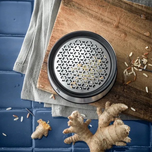 WMF - gyömbérreszelő, átmérő 9 cm, rozsdamentes acél/fekete