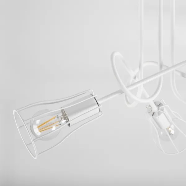 Felületre szerelhető csillár OXFORD 3xE27/15W/230V fehér