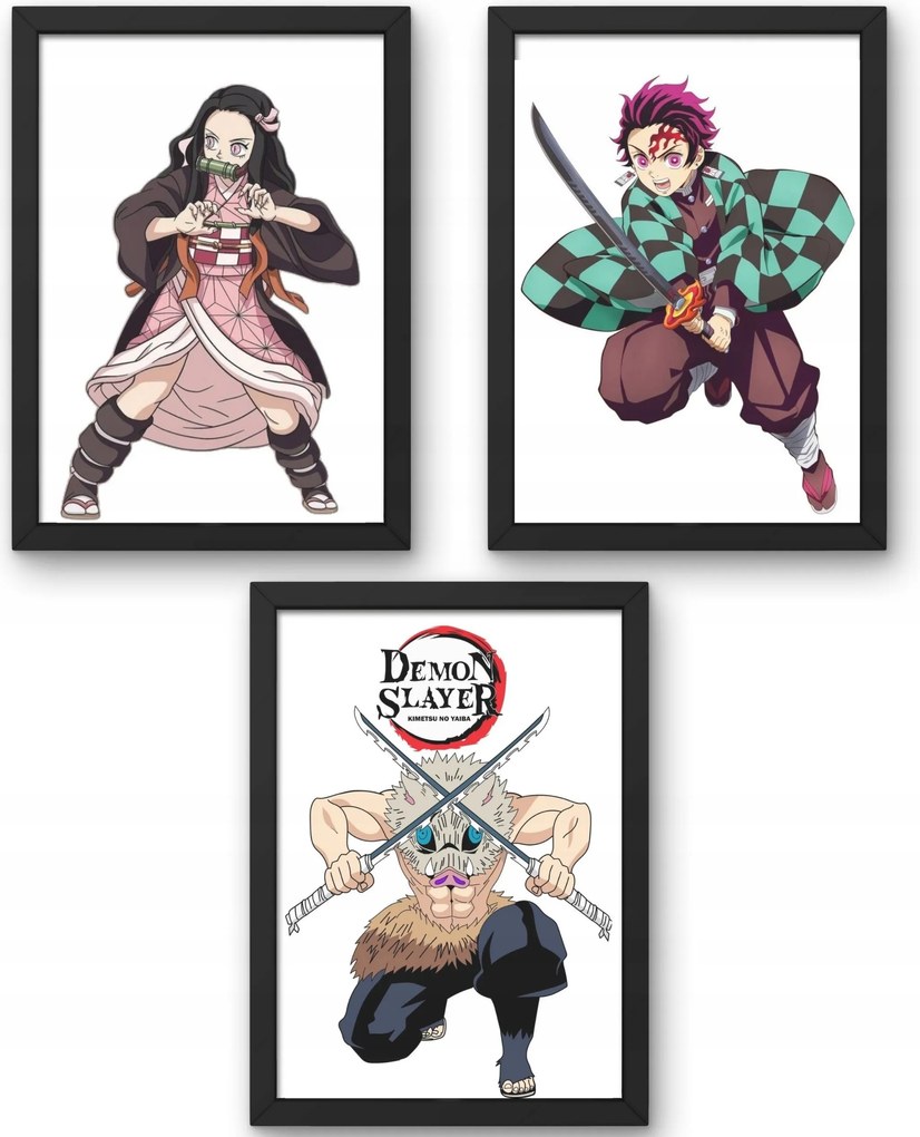 Három darabos Demon Slayer poszter szett