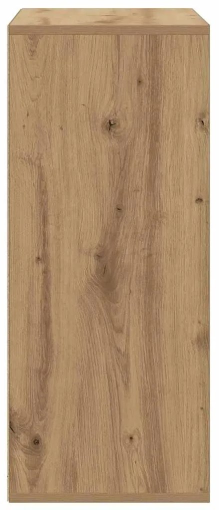 könyvszekrény kézműves tölgy 60x30x71,5 cm szerelt fa