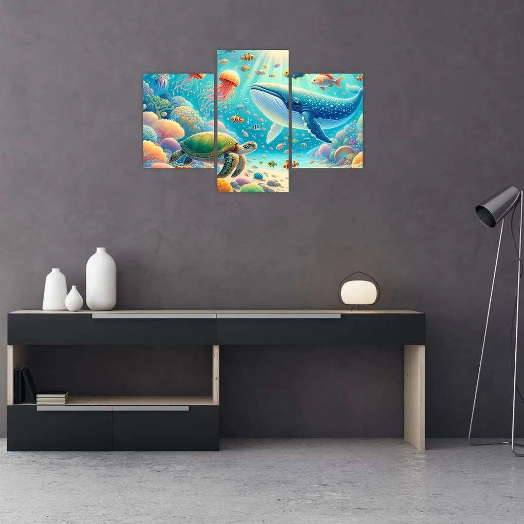 Kép - A világ a víz alatt (90x60 cm)