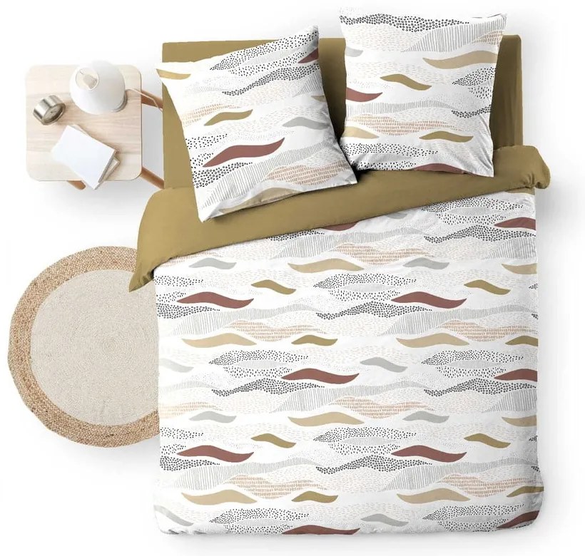 Fehér kétszemélyes-hosszabbított mikroszálas ágyneműhuzat 240x220 cm Zenith – douceur d'intérieur