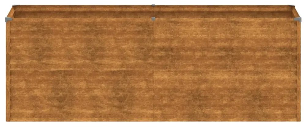 vidaXL corten acél kerti magaságyás 196 x 50 x 69 cm