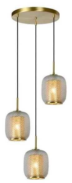 Lucide 03433/03/02 - Csillár zsinóron AGATHA 3xE27/40W/230V