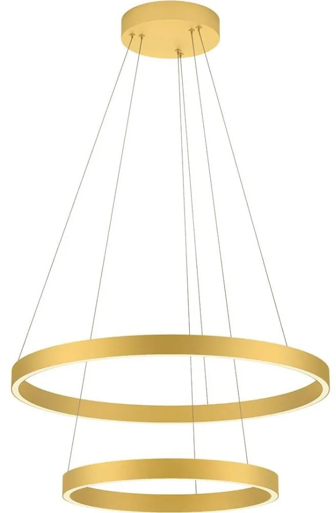 Redo 01-2889 - LED Dimmelhető csillár zsinóron FEBE LED/62W/230V arany