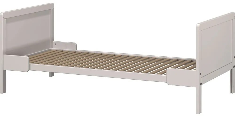 Krémszínű tömörfa babaágy 70x140 cm Alkmaar – Germania