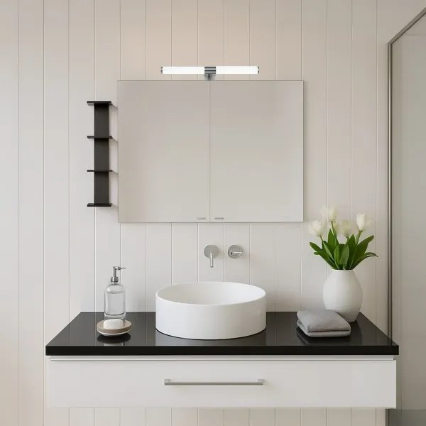 LED fürdőszobai tükörvilágítás APA LED/6W/230V 40 cm IP44 fényes króm